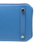 Hermes Bleu Paradis Swift Leather Birkin 25cm (T Stamp)