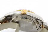 Pre Owned Mens Rolex Two-Tone Datejust with a Green Arabic Dial 16233