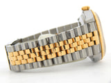Pre Owned Mens Rolex Stainless Steel Datejust with a Gold Anniversary Dial 16233