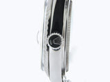 Pre Owned Mens Rolex Stainless Steel Datejust with a Black Dial 16030