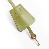 Prada Green / Grey Saffiano Leather Handbag