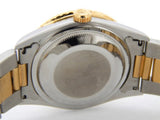 Pre Owned Mens Rolex Two-Tone Datejust with a Black Dial 16263