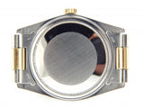 Pre Owned Mens Rolex Two-Tone Datejust with a Gold Roman Dial 16013