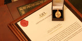 19th century multicolored gold locket