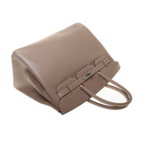 Hermes Gris Tourterelle Swift Leather Guilloche Buckle Birkin 35cm ( Q Stamp)