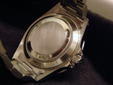 PRE OWNED MENS ROLEX STAINLESS STEEL SUBMARINER WITH A BLACK DIAL 14060