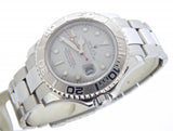 PRE OWNED MENS ROLEX STAINLESS STEEL & PLATINUM YACHT-MASTER DATE 16622