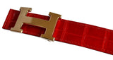 Boucle de ceinture Hermès modèle Constance - H Boucle dorée
