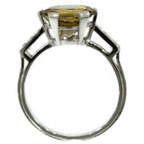 Estate platinum engagement ring
