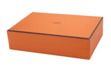 Pre-Owned Hermès Orange Porosus Crocodile Lisse Bearn Gusset Wallet