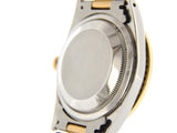 Pre Owned Mens Rolex Two-Tone Datejust Diamond White MOP 16233