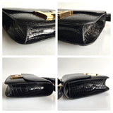 Hermes Constance 23 Black Crocodile Porosus