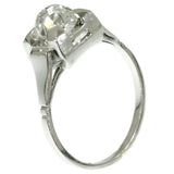 Art Deco engagement ring with diamond