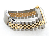 Pre Owned Mens Rolex Two-Tone Datejust with a White Roman Dial 16013