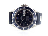 PRE OWNED MENS ROLEX STAINLESS STEEL SUBMARINER DATE WITH A SERTI DIAL 16610