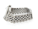 Pre Owned Mens Rolex Stainless Steel Datejust with a White Roman Dial 16030