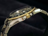 PRE OWNED MENS ROLEX TWO-TONE GMT-MASTER WITH A BLACK DIAL 16753