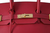 Rouge Moyen Courchevel Birkin 35