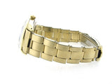 PRE OWNED MENS ROLEX GOLD SHELL OYSTER PERPETUAL WITH A CHAMPAGNE DIAL 1024