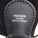 Hermes Noir Epsom Leather Evelyne III PM Crossbody Bag (Q Stamp)