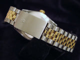 Pre Owned Mens Rolex Two-Tone Datejust with an Ivory Roman Dial 16013
