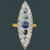 Marquise diamond engagement ring