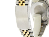 Pre Owned Mens Rolex Two-Tone Datejust Diamond Blue 16013