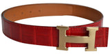 Boucle de ceinture Hermès modèle Constance - H Boucle dorée