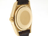 Pre Owned Mens Rolex Yellow Gold Datejust with a Gold Champagne Dial 16018
