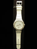 Piaget white leather strap
