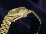 Pre Owned Mid-Size Yellow Gold Datejust President Champagne Diamond 68278