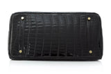 Black Porosus Crocodile Lisse Birkin 35