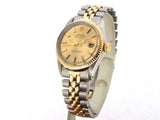 Pre Owned Mens Rolex Two-Tone Datejust with a Gold Champagne Dial 1601