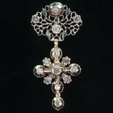 Mid-18th century cross with diamonds