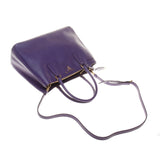 Prada Purple Saffiano Leather Handbag