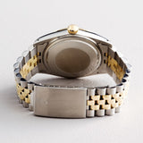 Pre Owned Mens Rolex Two-Tone Datejust with a Gold Champagne Dial 16013