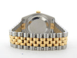 Pre Owned Mens Rolex Two-Tone Datejust with a White Roman Dial 116233