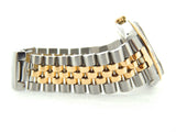 Pre Owned Mens Rolex Two-Tone Datejust with a Black Dial 16013
