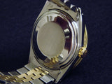 Pre Owned Mens Rolex Two-Tone Datejust Diamond Silver 16013