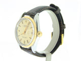Pre Owned Mens Rolex Two-Tone Datejust with a Gold Linen Dial 1601