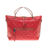 Louis Vuitton M41169 Cherry Monogram Empreinte Bastille PM Handbag with Shoulder