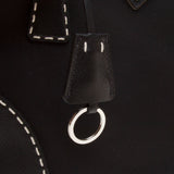 Prada Black Nylon / Saffiano Leather Handbag