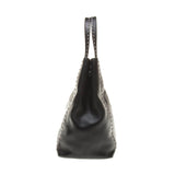 Miu Miu Black Calf Leather with Rivets Handbag