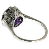 Platinum vintage engagement ring