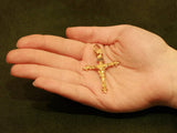 Early 19th Century French gold crucifix