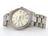 Pre Owned Mens Rolex Stainless Steel Datejust Diamond with a Silver Dial 1603