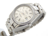 Pre Owned Mens Rolex Stainless Steel Datejust Diamond with a Silver Dial 1603