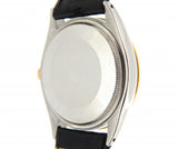 PRE OWNED MENS ROLEX TWO-TONE OYSTER PERPETUAL WITH A CHAMPAGNE DIAL 1005