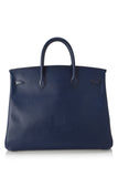 Pre-Owned Hermès Blue Roy Ardennes Leather Birkin 40