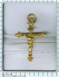 Early 19th Century French gold crucifix